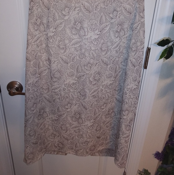 Pencil skirt midi career style beige - Picture 2 of 3